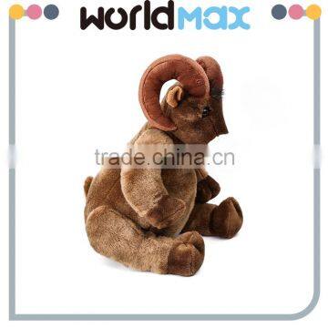 Soft Touching Brown Goat Oem Plush Toys for Kids photo-2