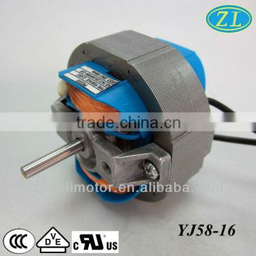 ac motor 230v 50Hz 16w shaded pole motor for humidifier, fan heater, ventilation