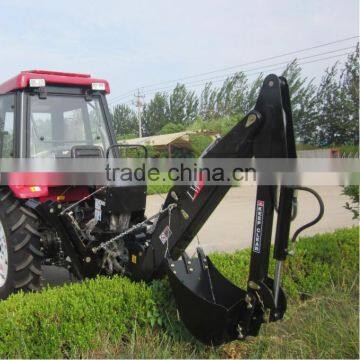 High quality LW-7 40HP cabin tractor mounted backhoe for sale