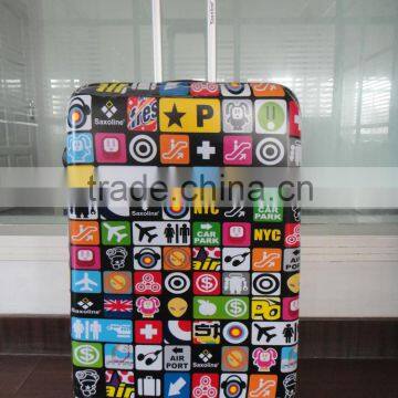 Popular eminent designing figures ABS+PC trolley luggage case