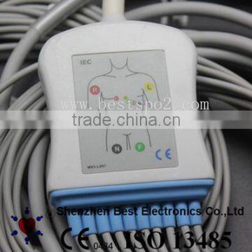 Nihonkohden EKG 10 Lead Cable and Leadwires IEC 4.0 Banana Connector With the Screw photo-6