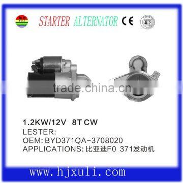 High Quality 12V Auto Starter Motor BYD371QA-3708020