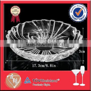 6.8inch super clear glass plates wholesale