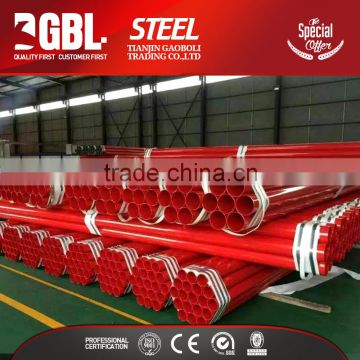 Alibaba China Manufacturer Round Section Shape hollow plastic coated steel pipe