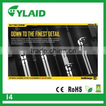 Free Samples and Free Shipping Nitecore i4 Intellicharge Universal Battery Charger Microcomputer Cell Charger photo-2