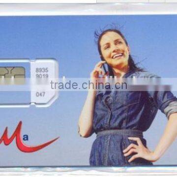 GSM SIM Card CDMA RUIM Card for telecom operator from SIM Factory