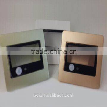 1W LED champagne golden silver wall step light corner light for hotel or bar