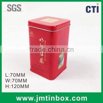 high quality square shape tea tins