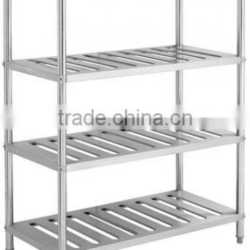 Pot Shelf 4 Tier Stainless Steel Shelving