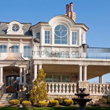 High Class Villa Use Natural Carved Limestone Column