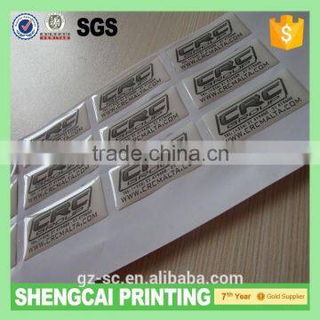 Factory made custom cartoon epoxy sticker, domed sticker