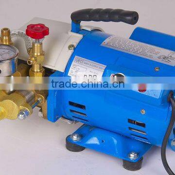 Electric pressure testing pump