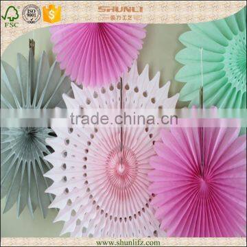 decoration paper cut paper fan