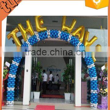 Best selling of colorful custom shape foil balloon balloon arch stand, balloon centerpiece stand for party decoration