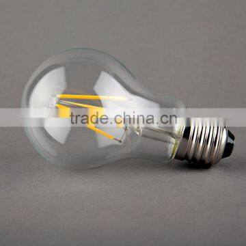 China A60 Led Bulb 5w , Energy Saving A60 Filament Led Bulb With Glass Body photo-2