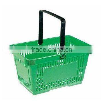 Plastic shopping basket/plastic basket/basket/supermaket basket