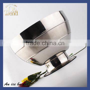 Steel ice bucket, ice container/ ice pail with arch