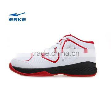 ERKE brand wholesale high ankle rubber outsole mens basketball spors shoes