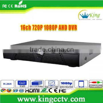 2015 Top 10 H.264 16ch HD DVR 1080p Ahd Dvr