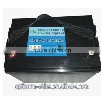 12v 60ah li-ion (LiFePo4) battery for UPS