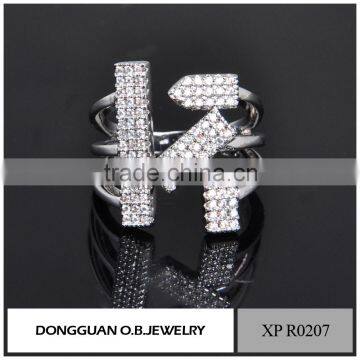 Promise Rings Jewelry Rhodium Young Boy Rings in China Mens Rings With Stones photo-2