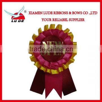 Wholesale Trade Show Use Award Satin Ribbons Rosettes photo-5