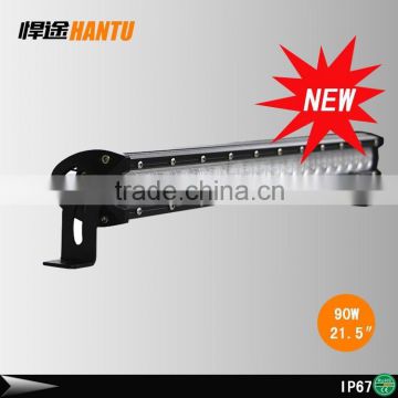 9.4" 90W 12 volt led light bar single row led light bar EPISTAR remote control led light bar