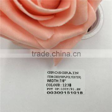 Wholesale 100% Polyester 7/8 Inch Grosgrain Ribbon photo-3