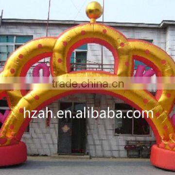 Wedding Decorative Inflatable Crown Arch