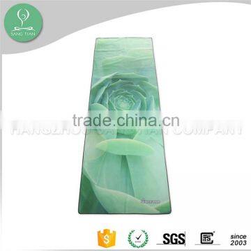 2016 customized plush microfiber workout sublimation printing towel