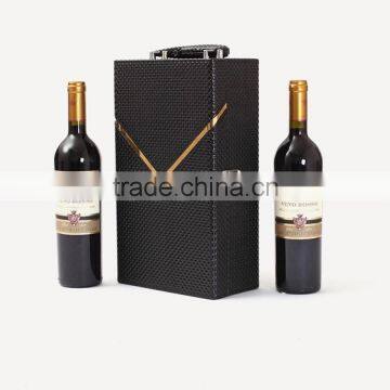 two bottles luxurious brand wine box