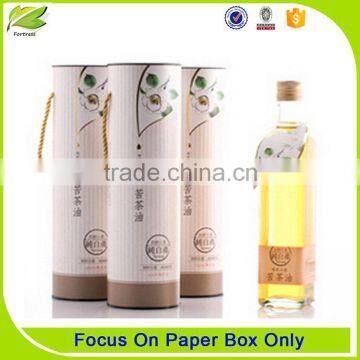 Eco friendly custom printing wine bottle tube