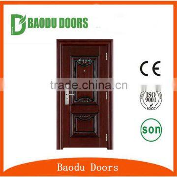 Swing Style Cheap Single Safe Room Exterior Steel Door for Sale photo-3