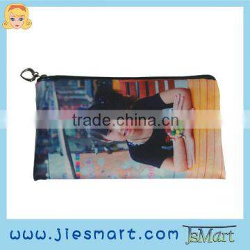 JSMART pencil bag photo bag customized DIY picture printing MOQ FREE