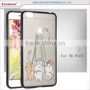 frosted carton 2 in 1 tpu phone bumper case for asus