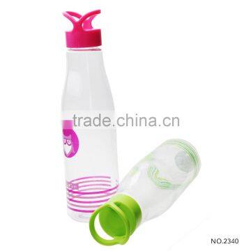 Wholesale PBA Free Simple Design Plastic/Tritan Water Bottle for Woman Indoor Drinking