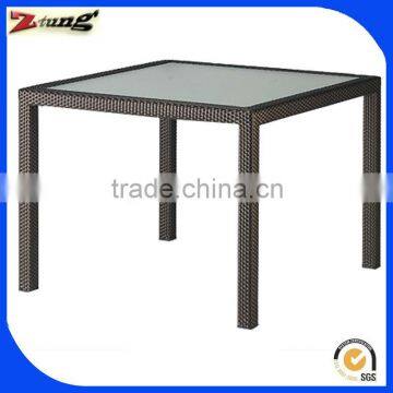 cheap patio wicker rattan table ZT-1028T