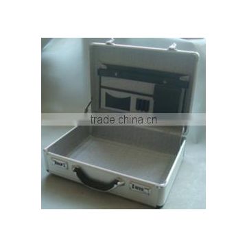 Carrying case aluminum briefcase hard case with compartment XB-BF052