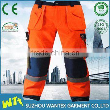 new pocket design mens reflective safety trousers for men