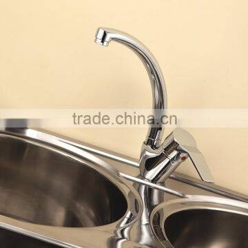 Cupc chrome brass kitchen faucet