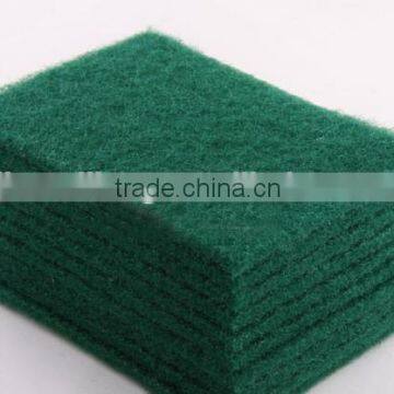 nylon scouring pad/green scouring pad/kitchen scouring pad