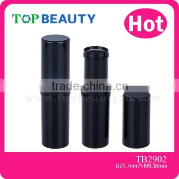 TB2902- Cosmetic Plastic Empty Black Lip Balm Tubes