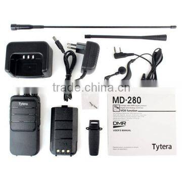 New DMR Model Digital TYT MD-280 32CH UHF 400-480 MHz Monitor Priority Scan VOX Emergency Alarm 2 x Antenna Walkie Talkie