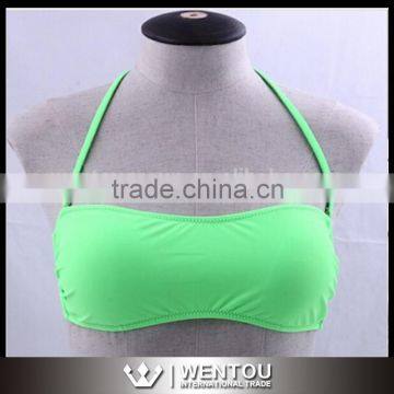 Cheeky Monogrammed Bandeau Bikini Tops photo-5