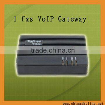 1 fxs port sim voip gateway,HT912t