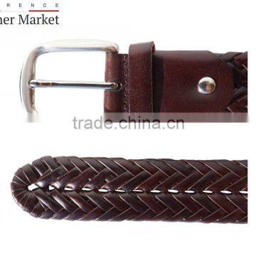 Leather Braided Belt Italian Belts Genuine Leather Florence Leather Fashion photo-4