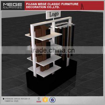 Clothes Retail Store Wood Belt Display Stand