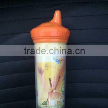 9 OZ Double wat Baby training cup/water bottle