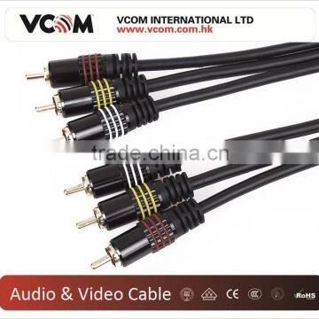 2015 Top Selling RCA Cable 1.8m 3RCA Jacks to 3RCA Jacks photo-3