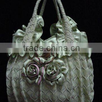 polyester lace tote handbags